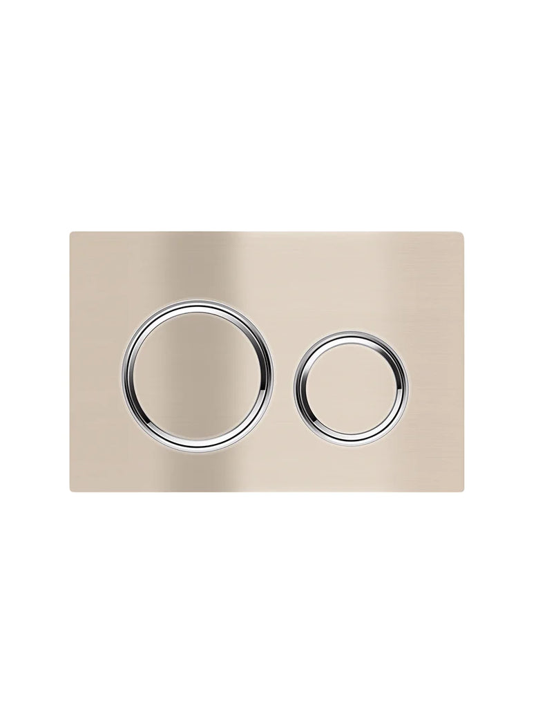Meir Sigma 21 Dual Flush Plate By Geberit - Champagne Rose Gold