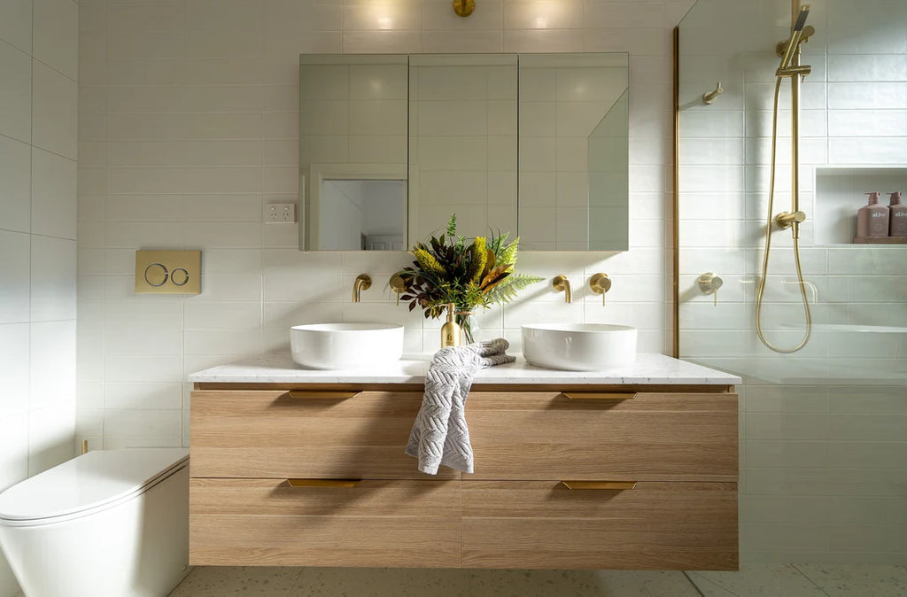 Meir Sigma 21 Dual Flush Plate By Geberit - Tiger Bronze