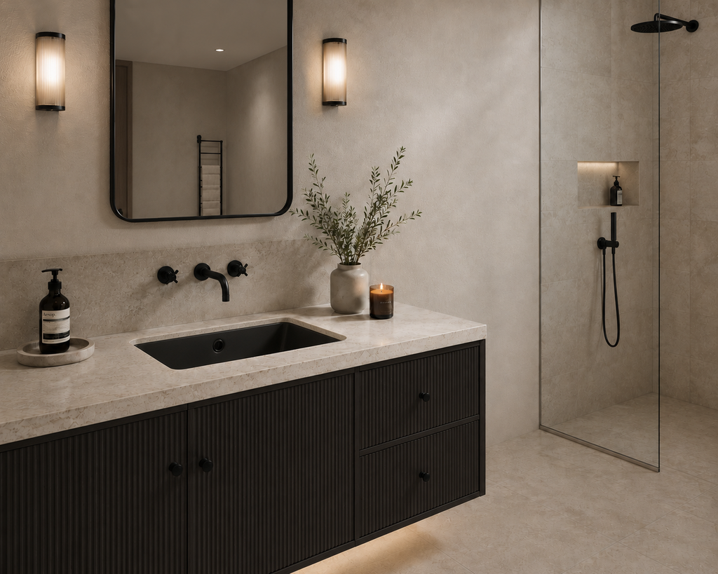 Turner Hastings Standard Agres 53x34 Under Counter Basin - Matte Black
