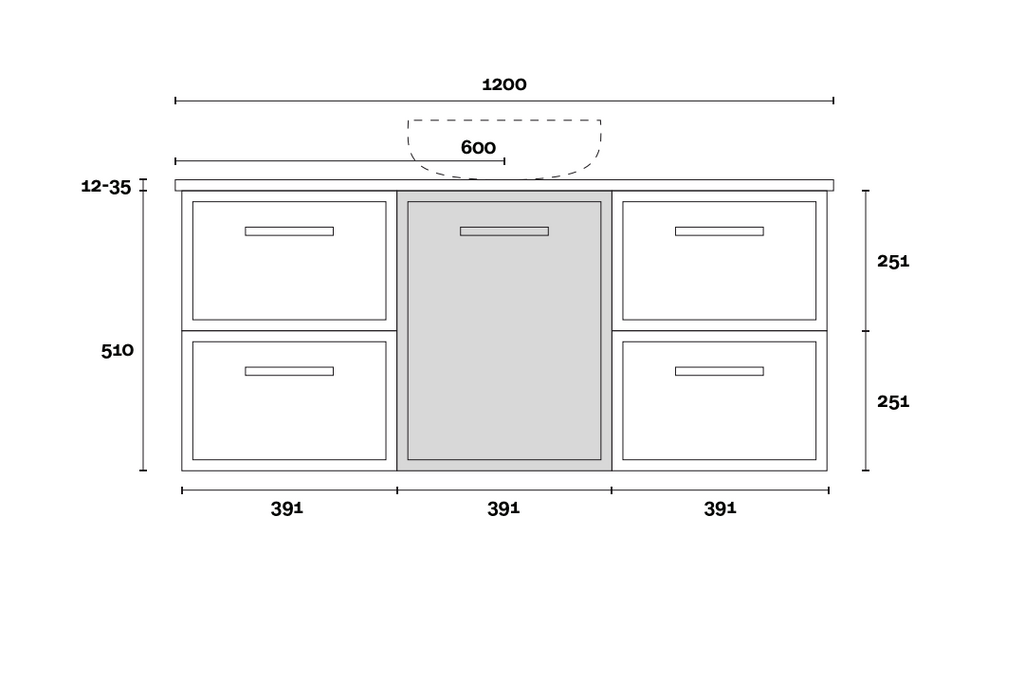 Marquis Hamilton Wall Hung Vanity