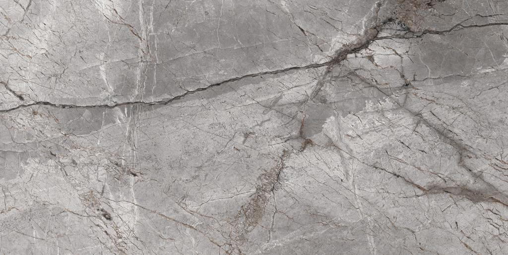 Root Light Grey Satin Marble Look Tile 600x1200
