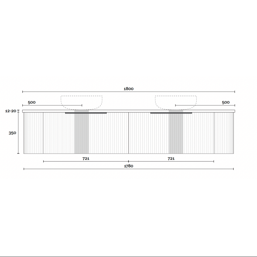 Marquis Shore Wall Hung Vanity