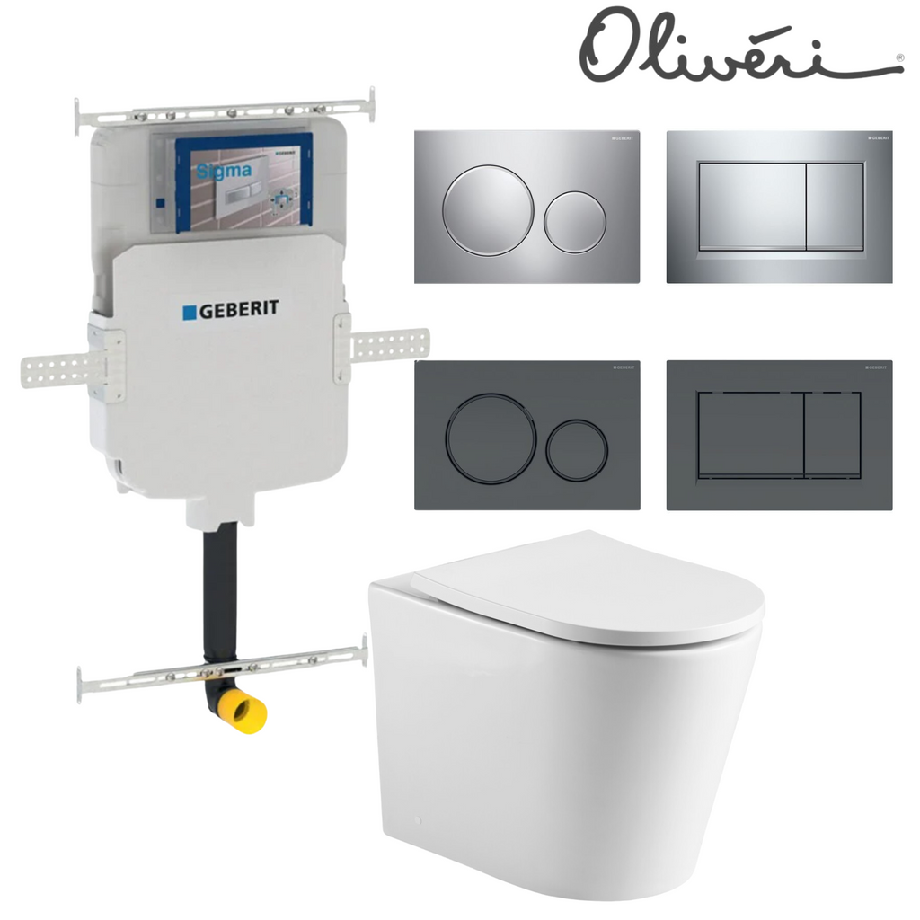 Oliveri Oslo Wall Faced Toilet Suite