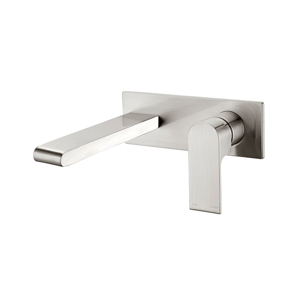 Nero Bianca Tapware Shower Mixer Package - Brushed Nickel