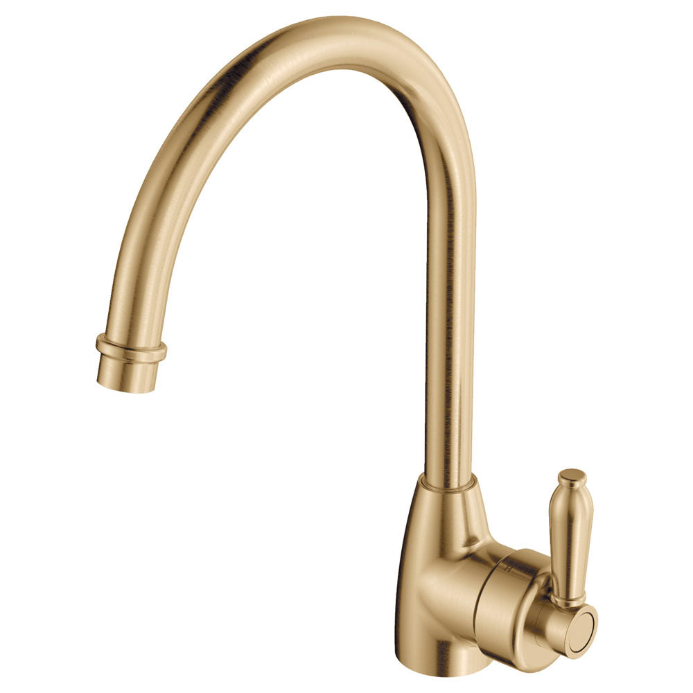 Fienza Eleanor Gooseneck Sink Mixer - Urban Brass