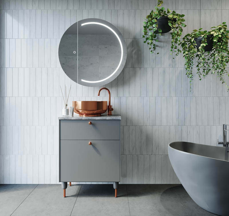 Remer Pearl Shaving Cabinet - 900mm