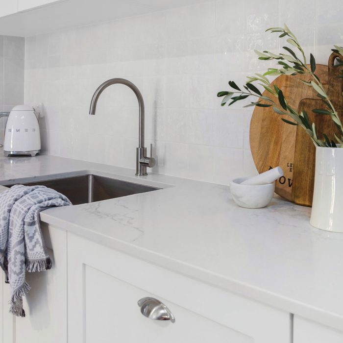 Fienza Kaya Sink Mixer - Brushed Nickel