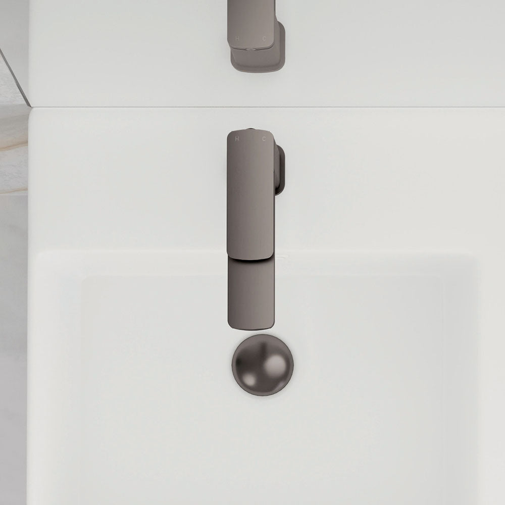 Fienza Tono Basin Mixer - Gunmetal