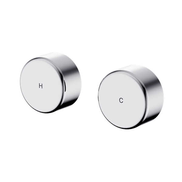 Nero Serenity Wall Top Assembly with Metal Handle - Chrome