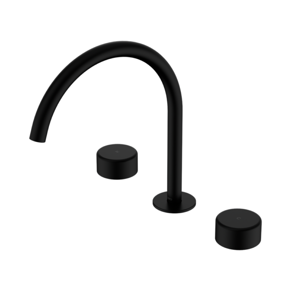 Nero Serenity Basin/Kitchen Set Arc Spout with Metal Handle - Matte Black