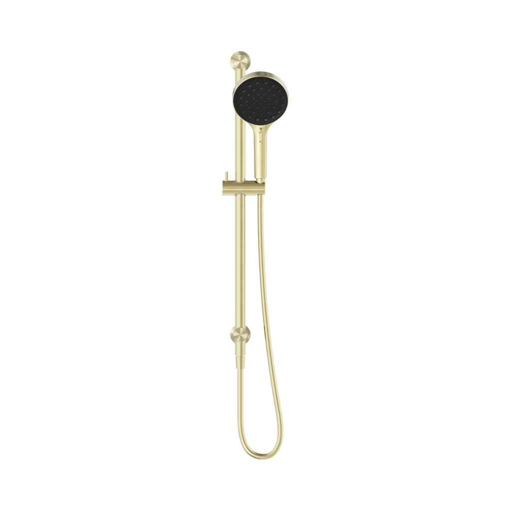 Nero Serenity Rail Shower - Brushed Gold
