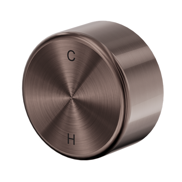 Nero Serenity Progressive Shower Mixer With Metal Handle - Brushed Bronze