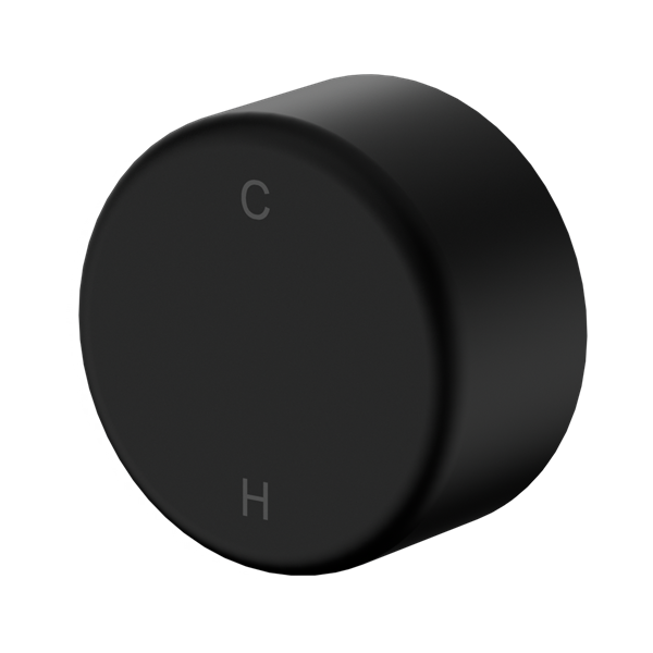 Nero Serenity Progressive Shower Mixer With Metal Handle - Matte Black