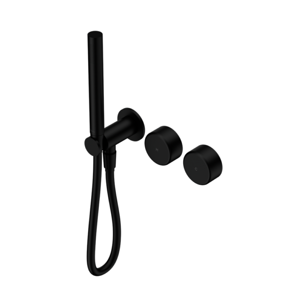 Nero Serenity Progressive Shower System with Metal Handle & Slim Shower - Matte Black