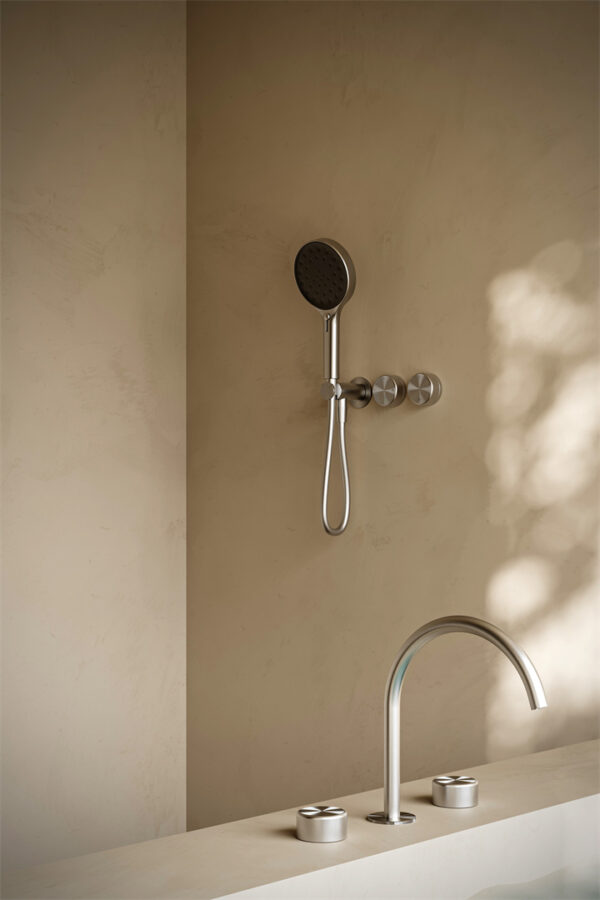 Nero Serenity Progressive Shower System with Metal Handle Hand Shower - Brushed Bronze