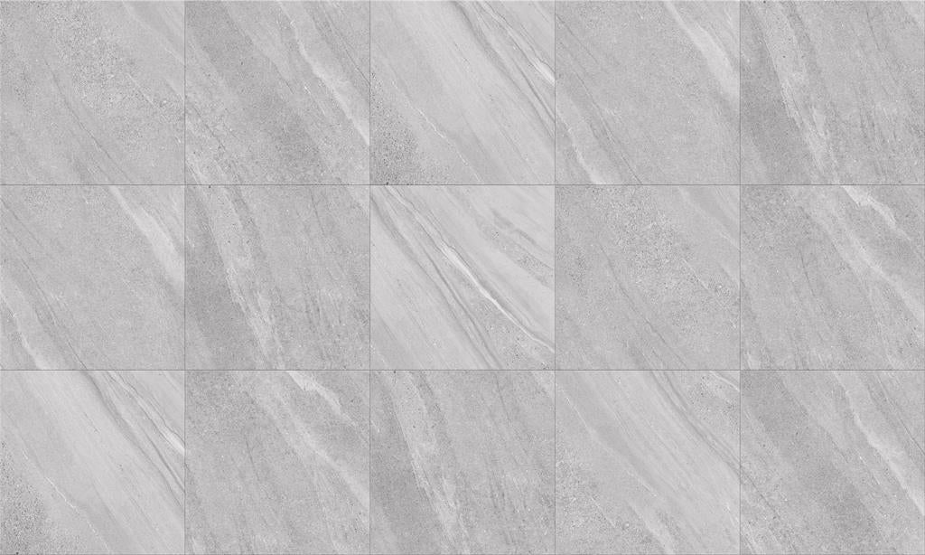 Crest Light Grey Sandstone Look Tile 600x600