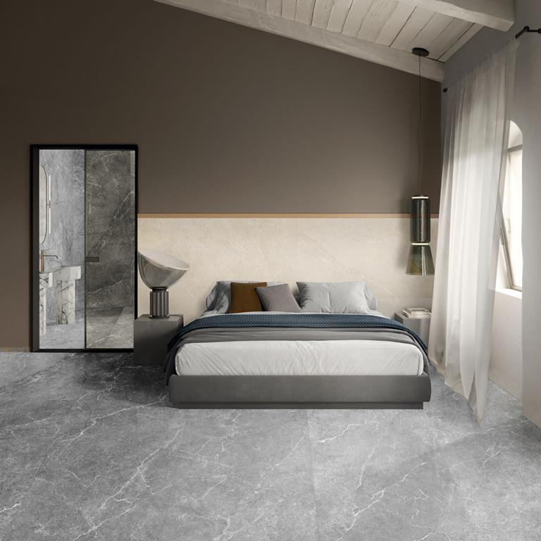 Crest Dark Grey Sandstone Look Tile 300x600