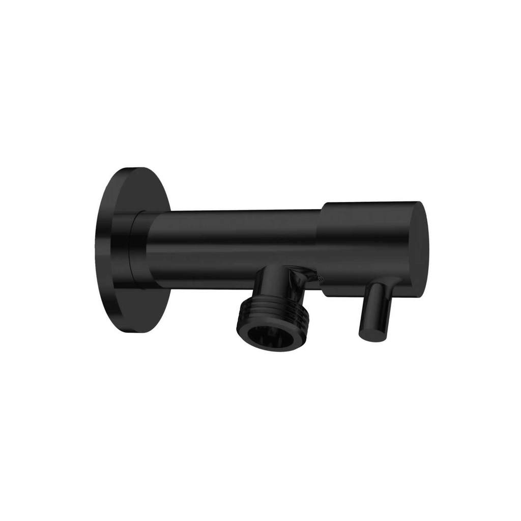 Premium Mini Cistern Stop Angle Valve - Matte Black