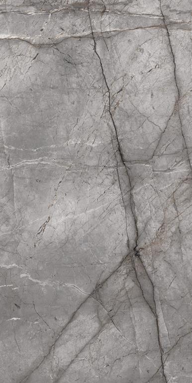 Root Light Grey Satin Marble Look Tile 300x600