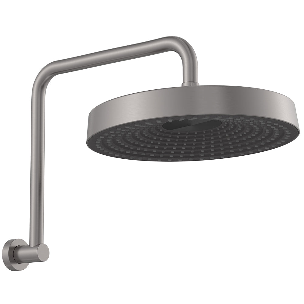 Fienza Kuro Gooseneck Shower Arm Set - Gunmetal