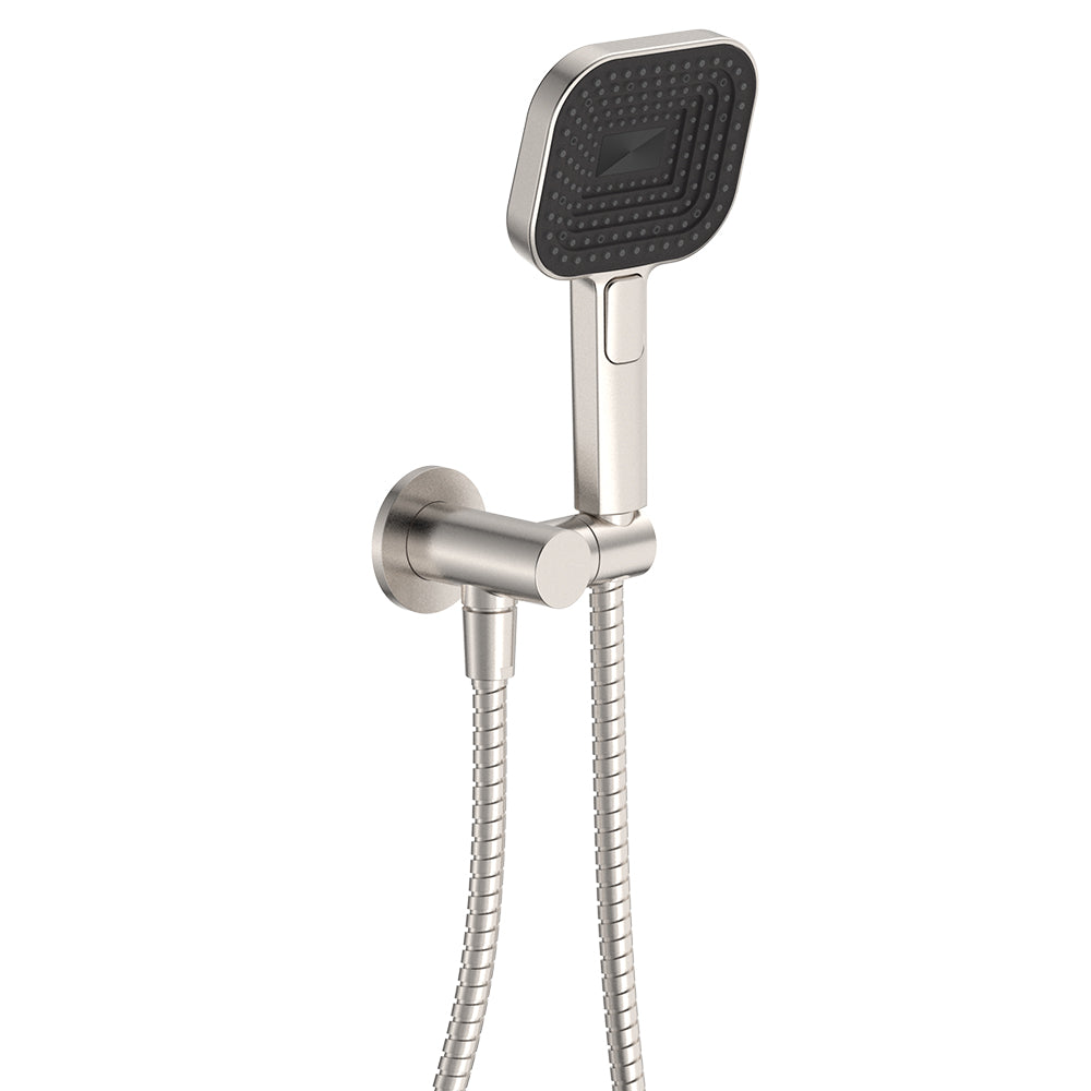 Fienza Kuro Hand Shower Round Plate - Brushed Nickel