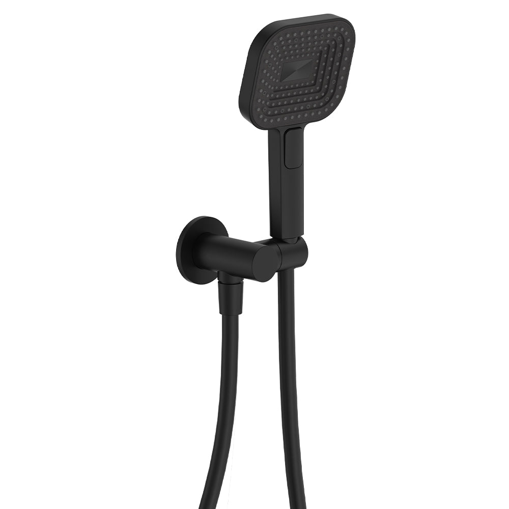 Fienza Kuro Hand Shower Round Plate - Matte Black