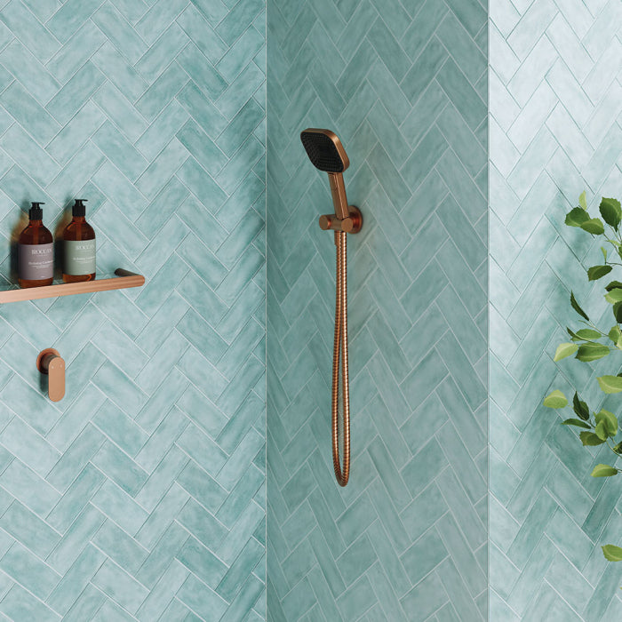 Fienza Kuro Hand Shower Round Plate - Brushed Copper