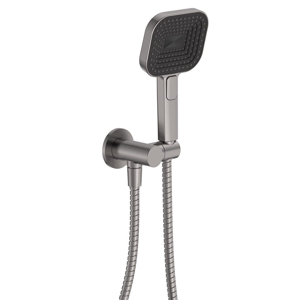 Fienza Kuro Hand Shower Round Plate - Gunmetal