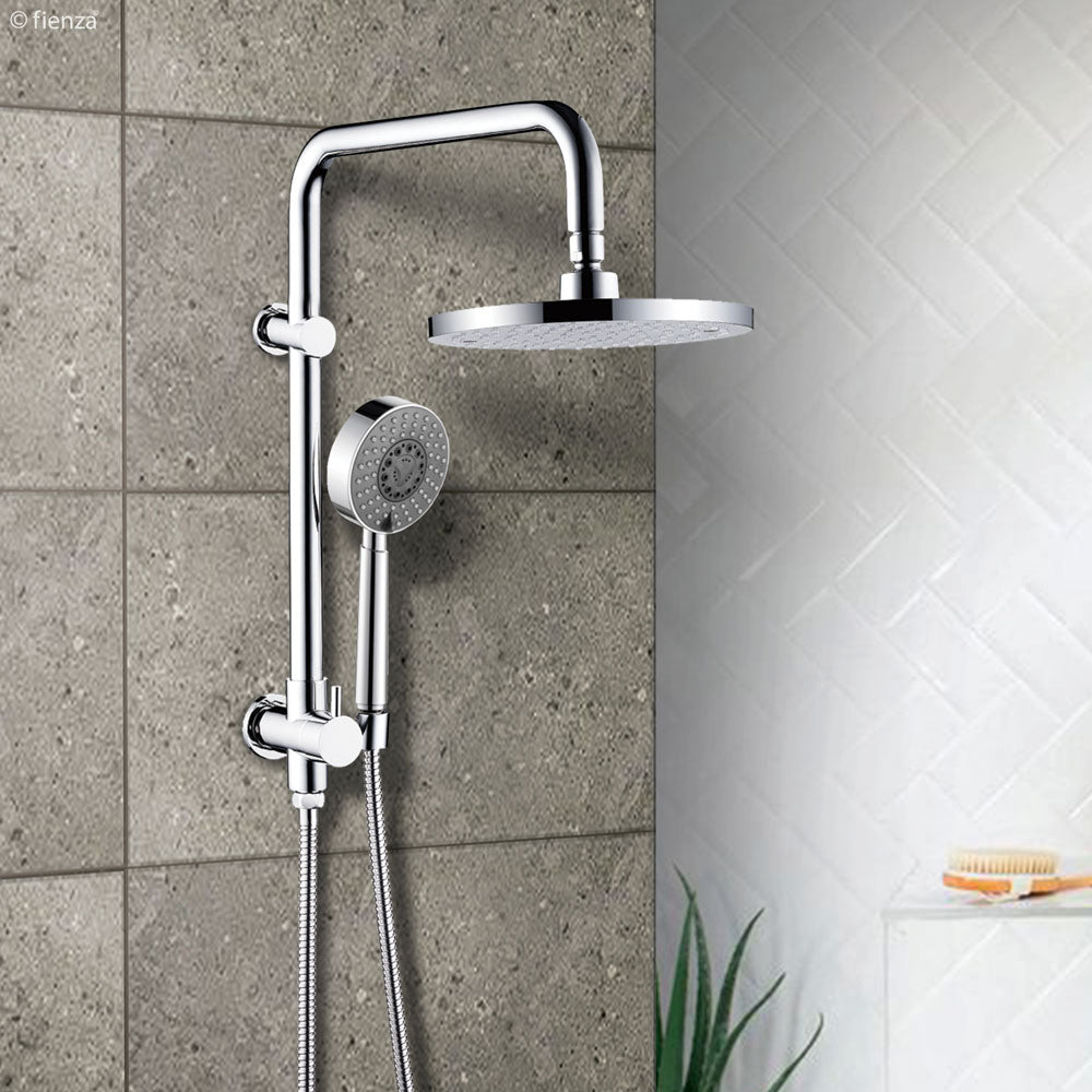 Fienza Isabella Twin Half Rail Shower - Chrome