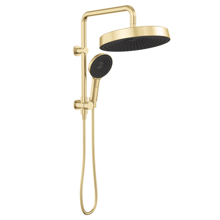 Fienza Kuro Twin Half-Rail Shower - Urban Brass
