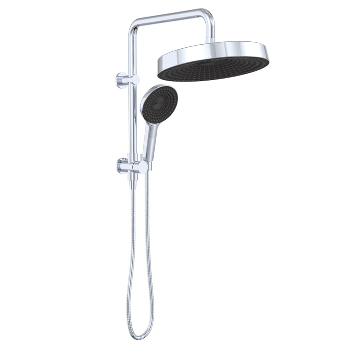 Fienza Kuro Twin Half-Rail Shower - Chrome