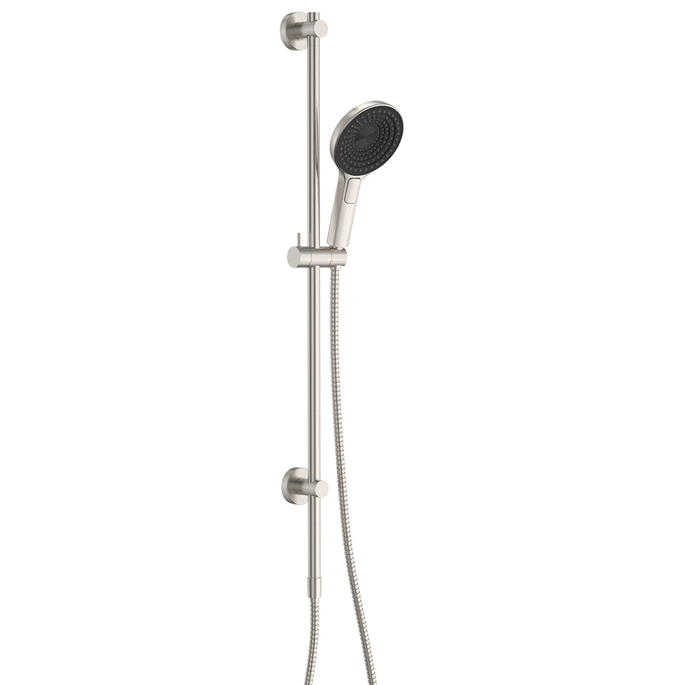Fienza Kuro Rail Shower Round - Brushed Nickel
