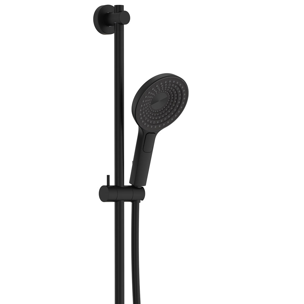 Fienza Kuro Rail Shower Round - Matte Black