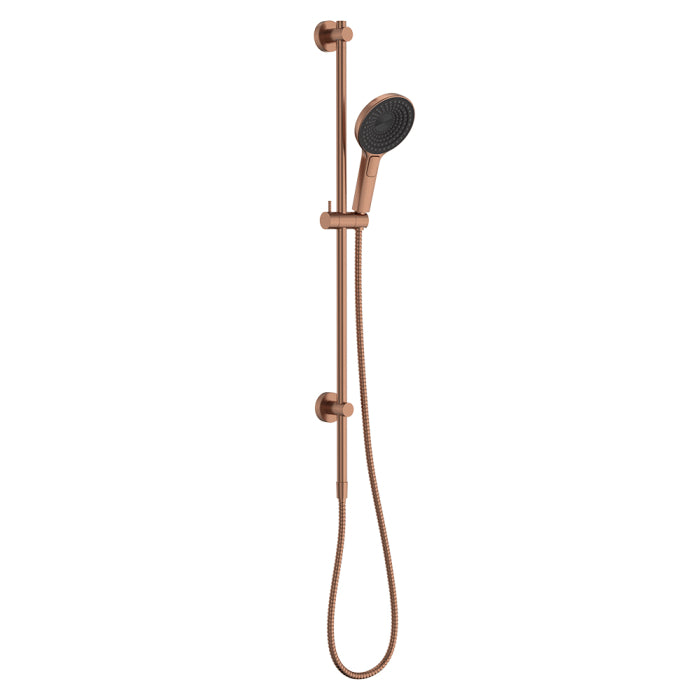Fienza Kuro Rail Shower Round - Brushed Copper