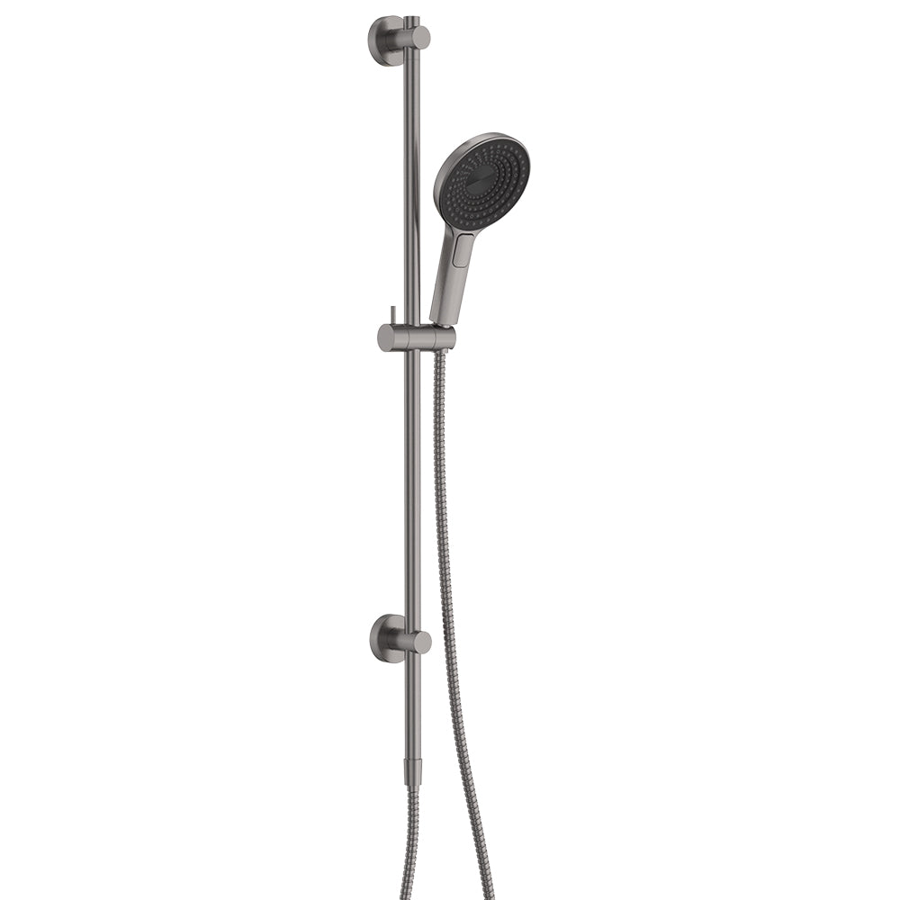 Fienza Kuro Rail Shower Round - Gunmetal