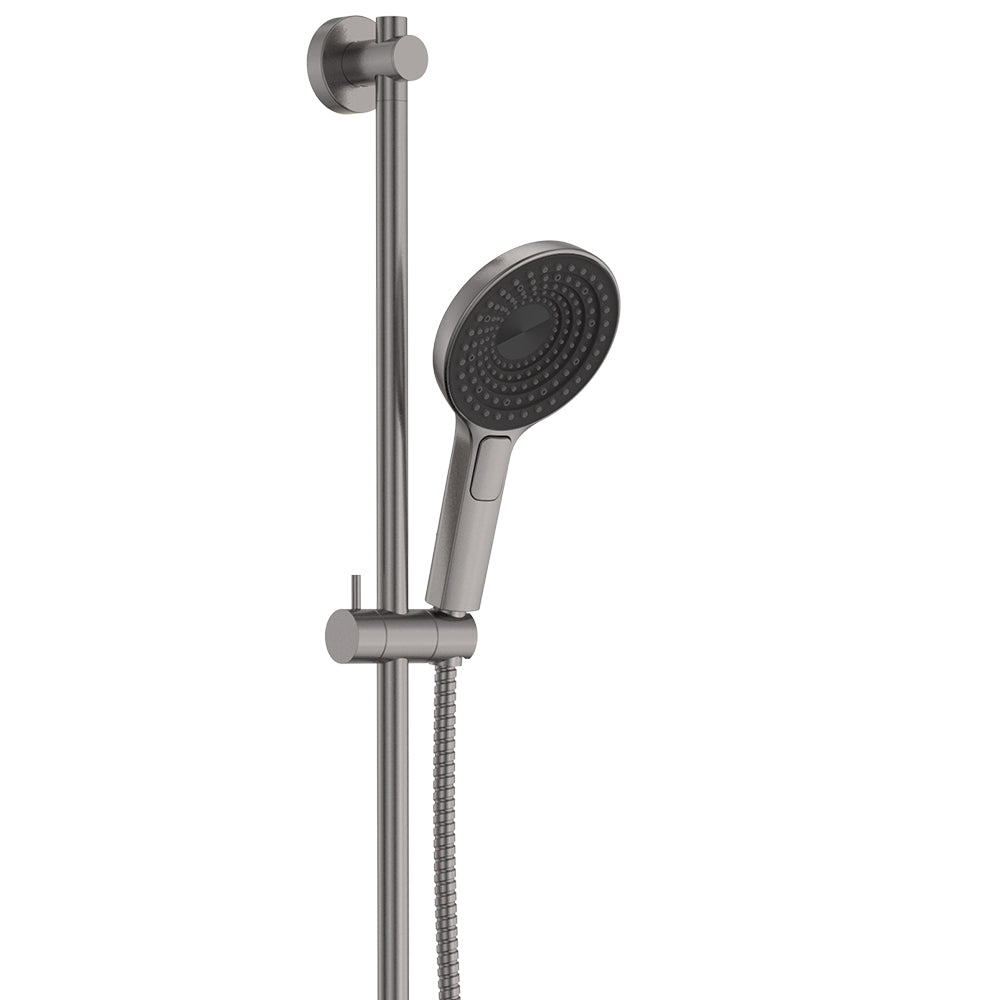 Fienza Kuro Rail Shower Round - Gunmetal