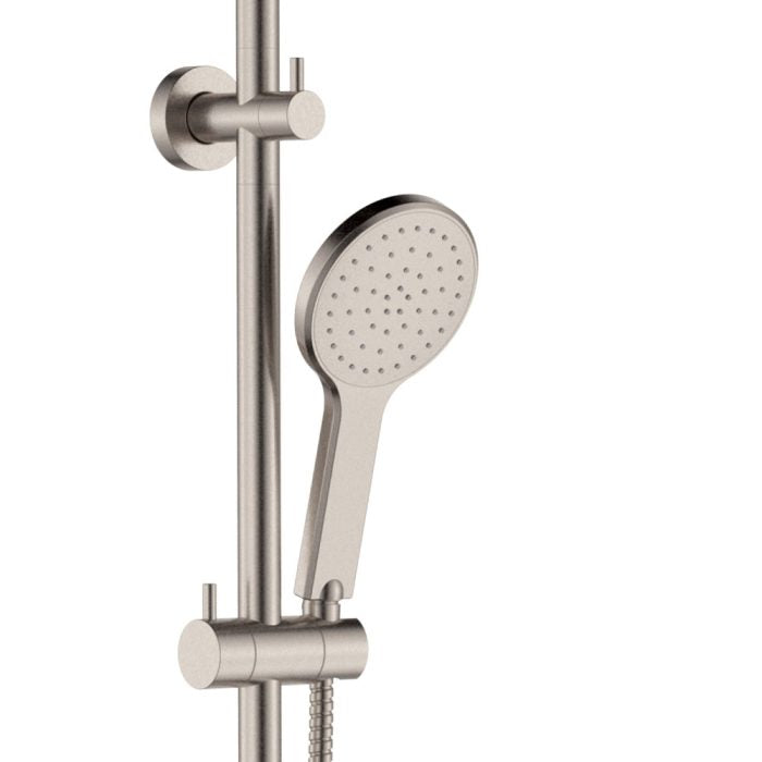 Fienza Kaya Twin Shower - Brushed Nickel
