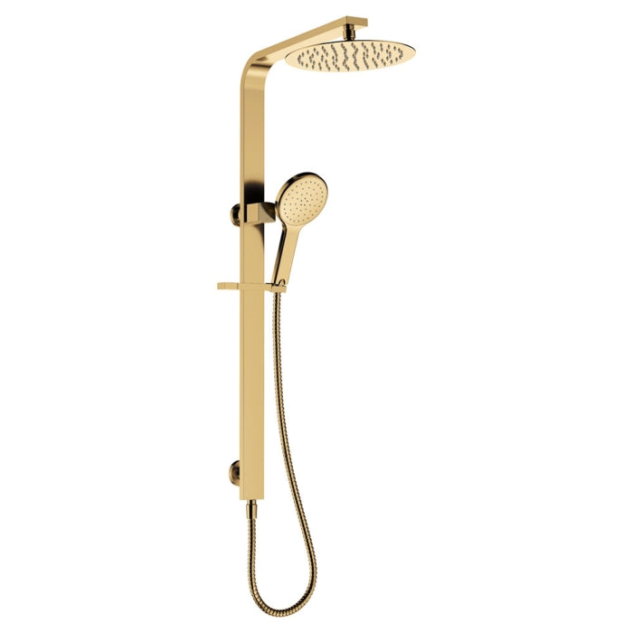 Fienza Kaya Deluxe Twin Shower - Urban Brass