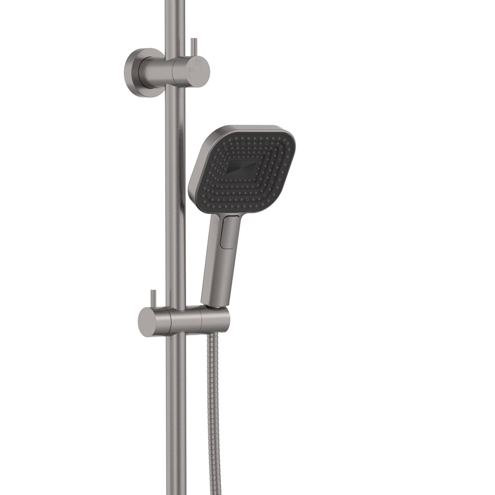 Fienza Kuro Twin Shower - Gunmetal