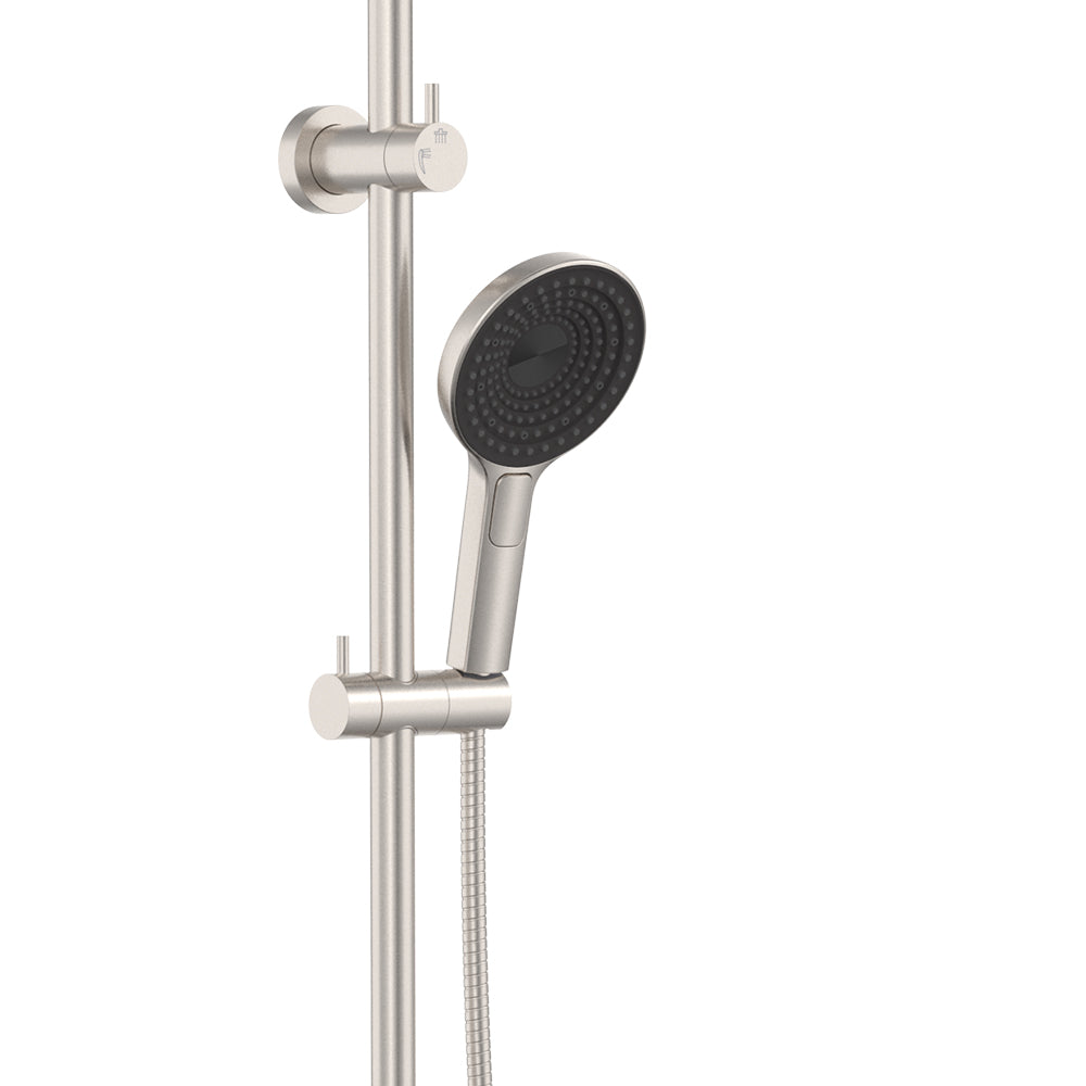 Fienza Kuro Twin Shower - Brushed Nickel