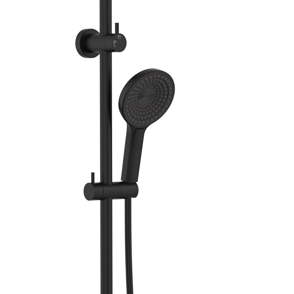 Fienza Kuro Twin Shower - Matte Black