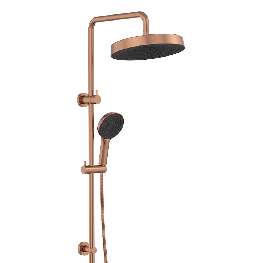 Fienza Kuro Twin Shower - Brushed Copper
