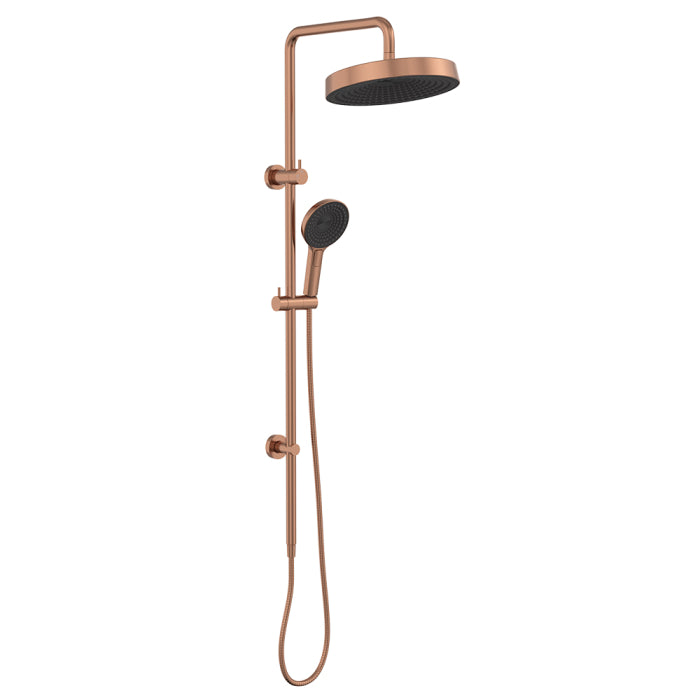Fienza Kuro Twin Shower - Brushed Copper