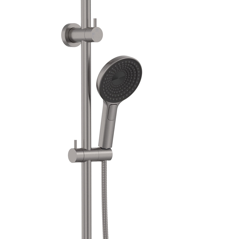 Fienza Kuro Twin Shower - Gunmetal