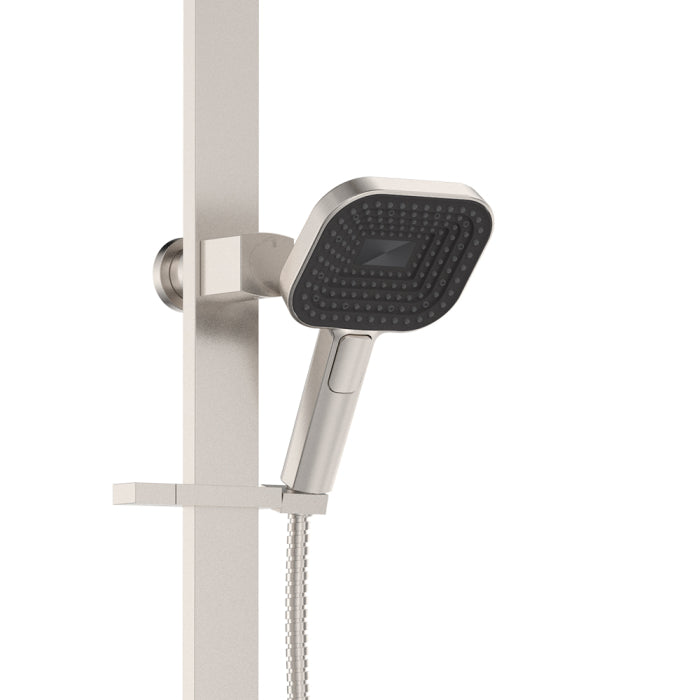 Fienza Kuro Deluxe Twin Shower - Brushed Nickel