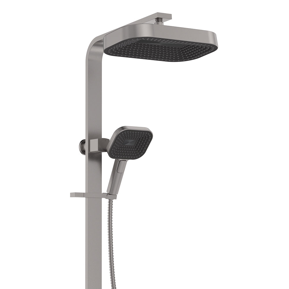 Fienza Kuro Deluxe Twin Shower - Gunmetal