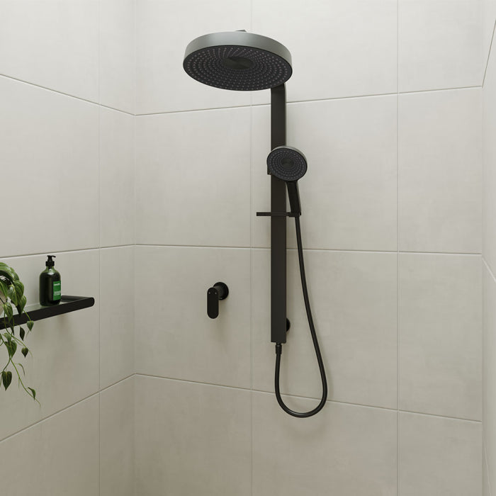 Fienza Kuro Deluxe Twin Shower - Matte Black