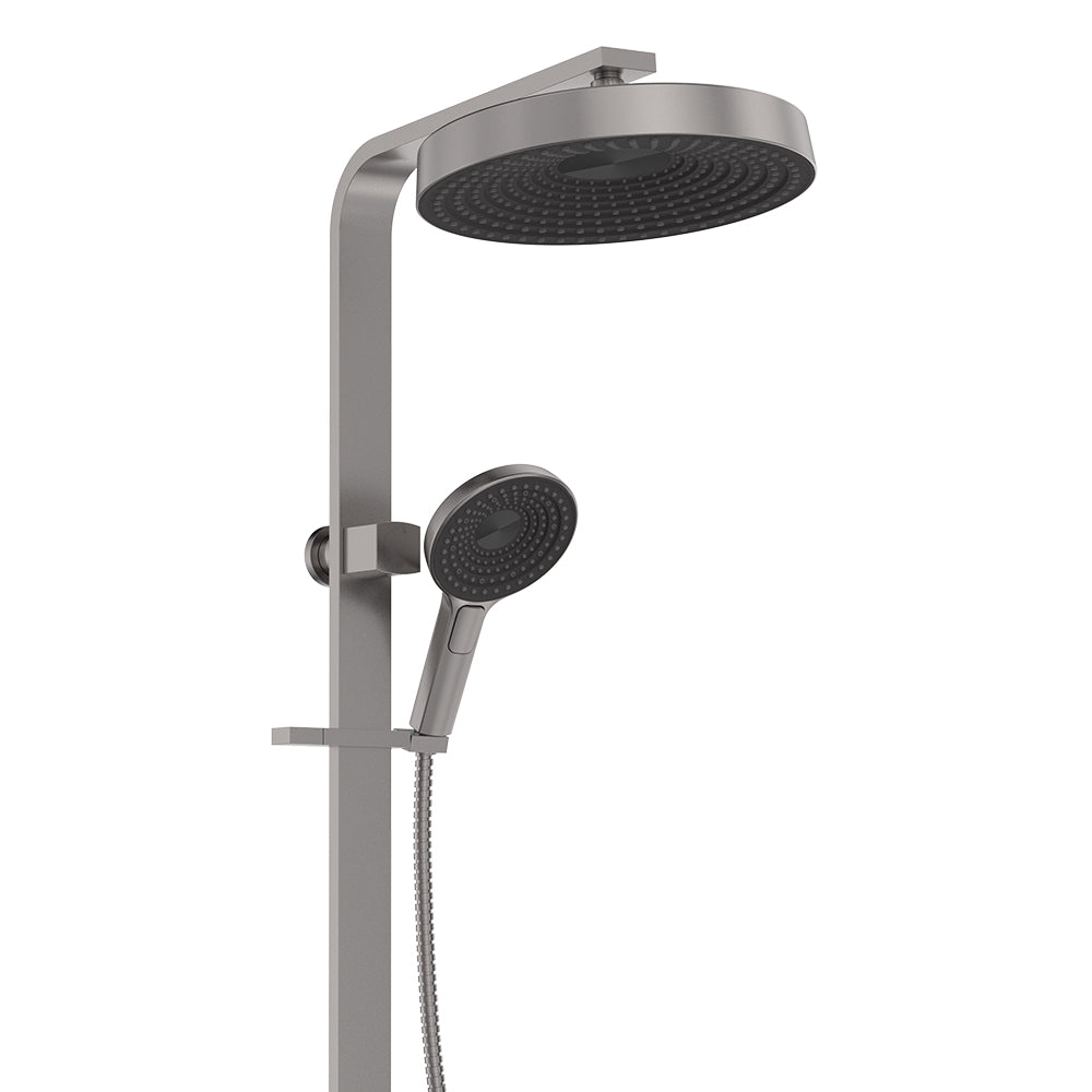 Fienza Kuro Deluxe Twin Shower - Gunmetal