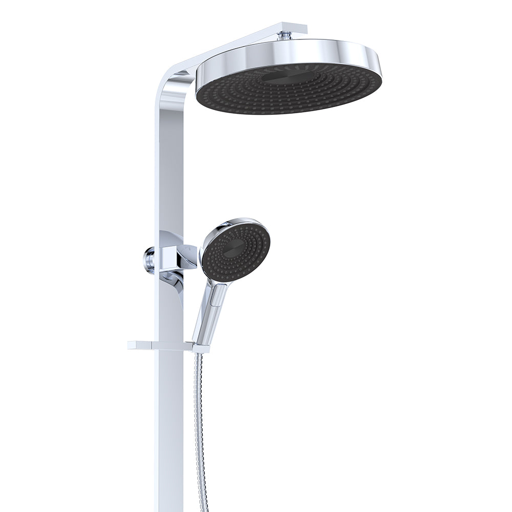 Fienza Kuro Deluxe Twin Shower - Chrome