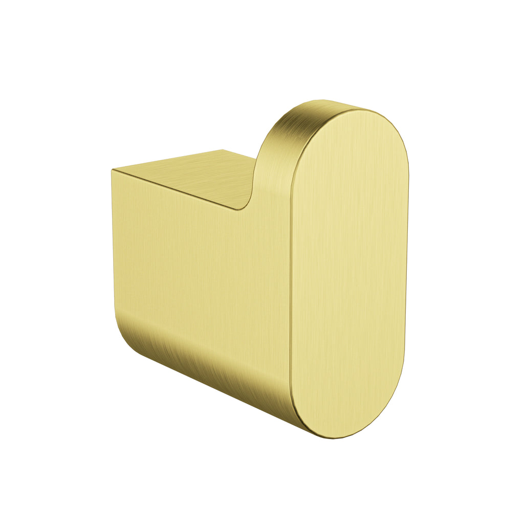 Flores Robe Hook - Brushed Gold